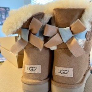 UGG Mini BaileyBow II Shimmer Boots